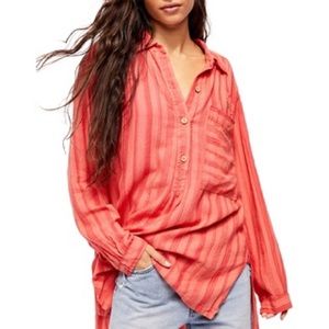 Free People Summer Breeze Button Tunic